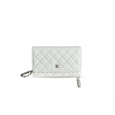CHANEL CAVIAR QUILTED WALLET ON CHAIN WOC AP0250 (19*13*3cm) 
